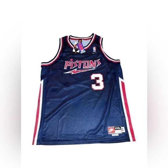 RARE Vintage 2004 Ben Wallace Pistons Jersey XXL NWT
